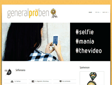 Tablet Screenshot of generalproben.at
